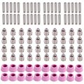 Amico Electric 100 Plasma Cutter Consumables, 40-Nozzles 40-Electrodes 20-Ceramic Cups for CUT-50 CUT-55M CTS-200 CUT5060-100